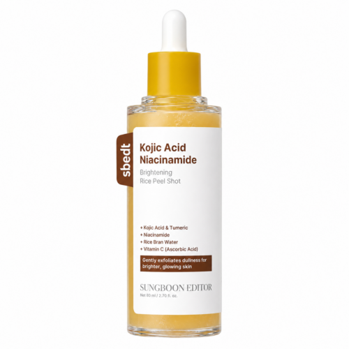 Sungboon Editor Kojic Acid Niacin Brightening Rice Peel Shot izgaismojošs pīlings