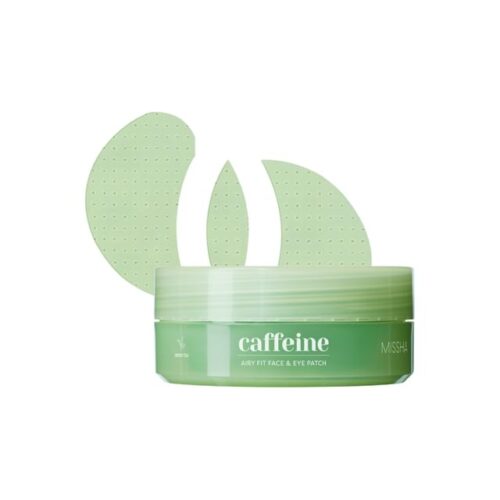 MISSHA Airy Fit Caffeine Depuffing Face&Eye Patch acu patči pret pietūkumu